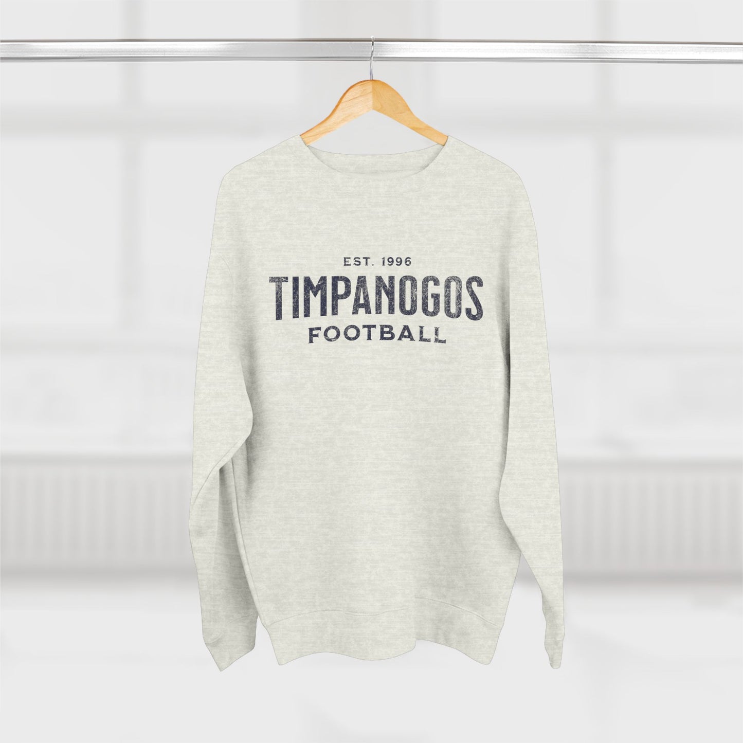 Distressed Football  Sweatshirt