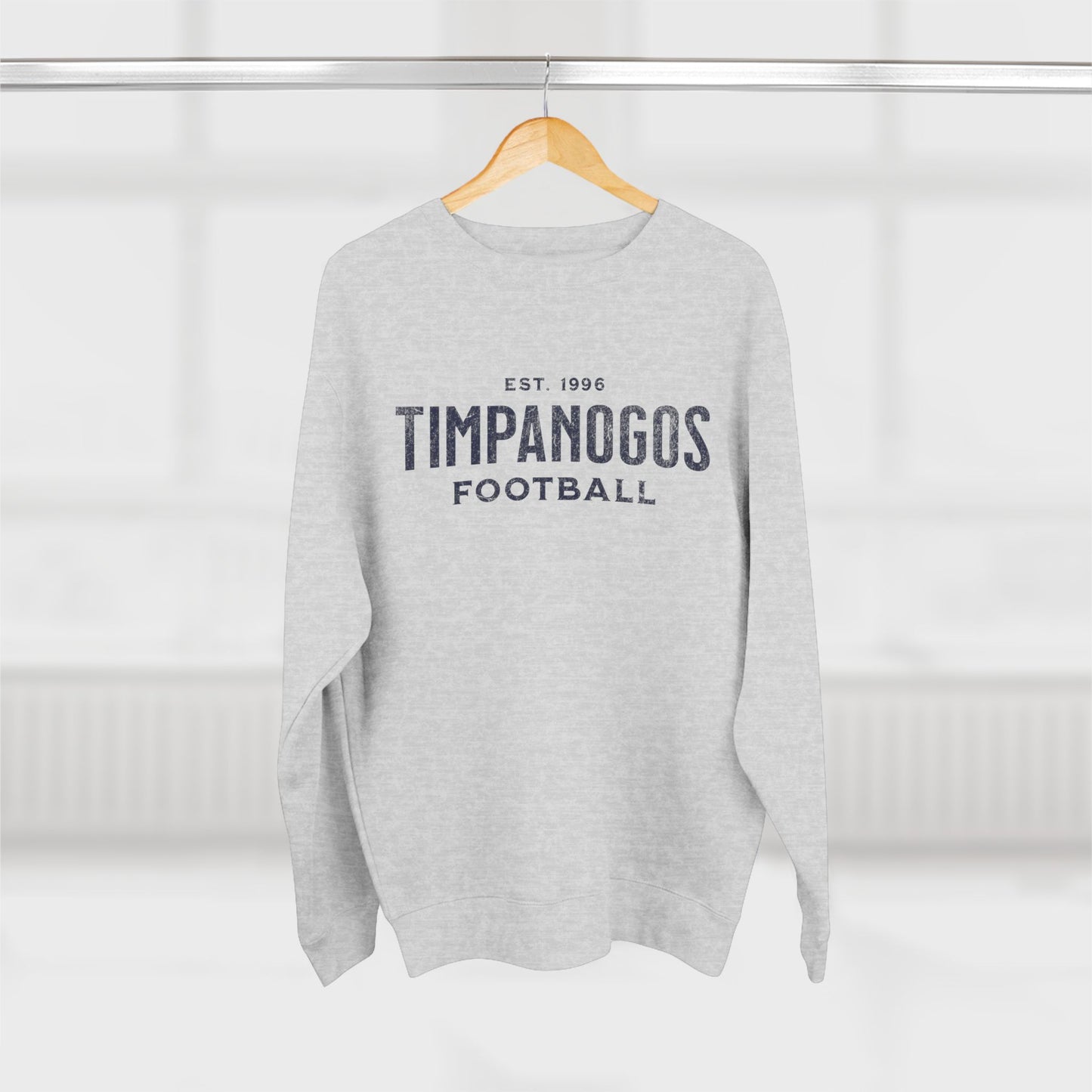 Distressed Football  Sweatshirt