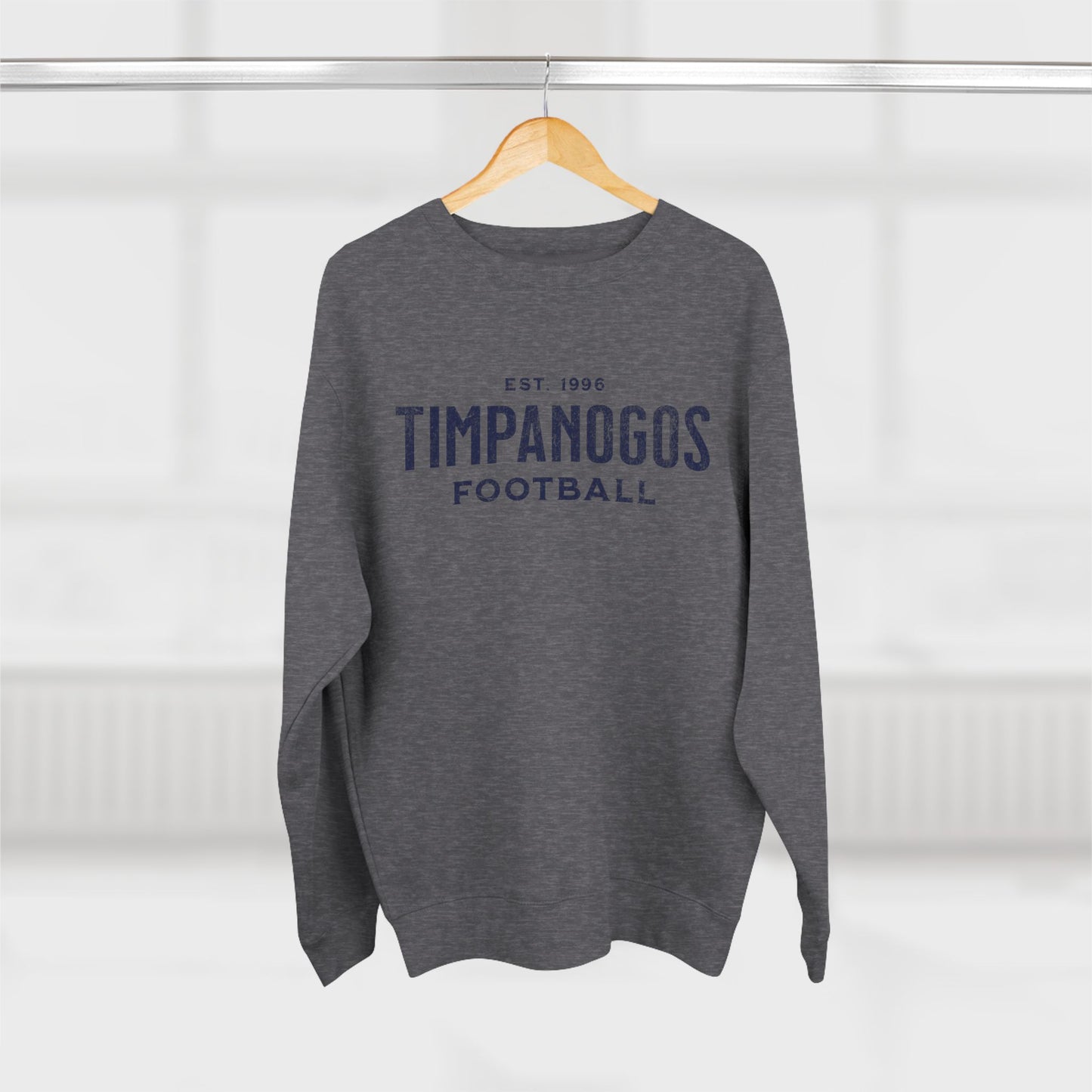 Distressed Football  Sweatshirt